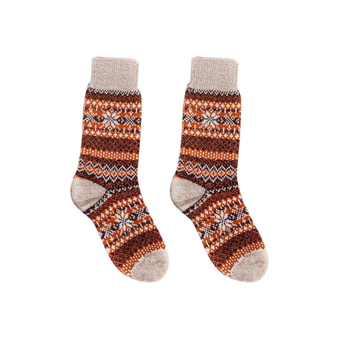 Cozy Socks - Pumpkin - Medium