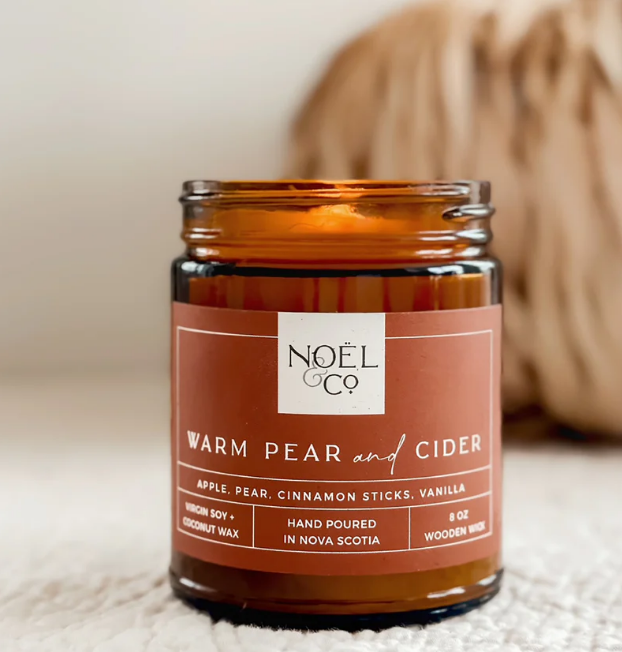 Warm Pear & Cider Autumn Candle