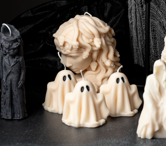 Spooky Spectral Charm -  Cutie Ghost Candle